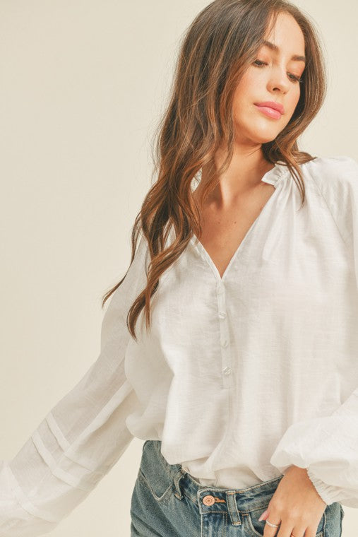 White Button Top