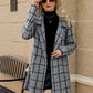Open Front Lapel Collar Cardigan