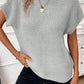 Turtleneck Short Sleeve Sweater