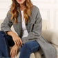 Hound tooth long shacket
