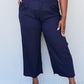 Pleated Linen Pants