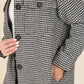 Hound tooth long shacket