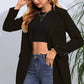 Lapel Neck Long Sleeve Blazer with Pockets