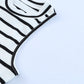 Striped Ribbed Round Neck Tank