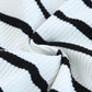 Striped Ribbed Round Neck Tank